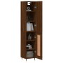 Aparador alto madera contrachapada roble marrón 34,5x34x180 cm de , Aparadores - Ref: Foro24-3199096, Precio: 100,47 €, Descu...