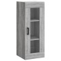 Tall gray Sonoma plywood sideboard 34.5x34x180 cm by , Sideboards - Ref: Foro24-3199367, Price: 97,45 €, Discount: %