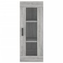Tall gray Sonoma plywood sideboard 34.5x34x180 cm by , Sideboards - Ref: Foro24-3199367, Price: 97,45 €, Discount: %