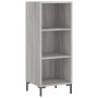 Aparador alto madera contrachapada gris Sonoma 34,5x34x180 cm de , Aparadores - Ref: Foro24-3199367, Precio: 97,45 €, Descuen...