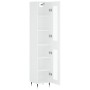 Hoher Schrank aus weißem Sperrholz, 34,5x34x180 cm. von , Sideboards - Ref: Foro24-3199409, Preis: 101,29 €, Rabatt: %