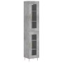 Aparador de madera contrachapada gris hormigón 34,5x34x180 cm de , Aparadores - Ref: Foro24-3199421, Precio: 99,43 €