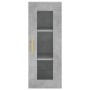 Aparador de madera contrachapada gris hormigón 34,5x34x180 cm de , Aparadores - Ref: Foro24-3199421, Precio: 99,43 €