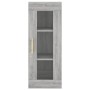 Tall gray Sonoma plywood sideboard 34.5x34x180 cm by , Sideboards - Ref: Foro24-3199423, Price: 102,61 €, Discount: %