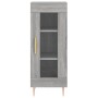 Tall gray Sonoma plywood sideboard 34.5x34x180 cm by , Sideboards - Ref: Foro24-3199423, Price: 102,61 €, Discount: %