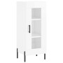 Hoher Schrank aus glänzend weißem Sperrholz 34,5x34x180 cm. von , Sideboards - Ref: Foro24-3199435, Preis: 117,96 €, Rabatt: %
