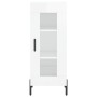 Hoher Schrank aus glänzend weißem Sperrholz 34,5x34x180 cm. von , Sideboards - Ref: Foro24-3199435, Preis: 117,96 €, Rabatt: %