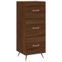 Aparador alto madera contrachapada roble marrón 34,5x34x180 cm de , Aparadores - Ref: Foro24-3200176, Precio: 117,55 €