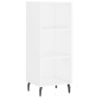 Hoher Schrank aus weißem Sperrholz, 34,5x34x180 cm. von , Sideboards - Ref: Foro24-3200337, Preis: 95,03 €, Rabatt: %