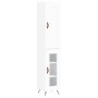 Hoher Schrank aus weißem Sperrholz, 34,5x34x180 cm. von , Sideboards - Ref: Foro24-3200361, Preis: 104,54 €, Rabatt: %