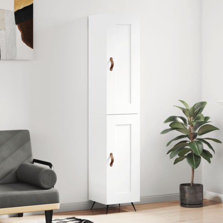 Hoher Schrank aus weißem Sperrholz, 34,5x34x180 cm. von , Sideboards - Ref: Foro24-3200425, Preis: 104,24 €, Rabatt: %