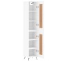 Hoher Schrank aus weißem Sperrholz, 34,5x34x180 cm. von , Sideboards - Ref: Foro24-3200425, Preis: 104,24 €, Rabatt: %