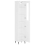Hoher Schrank aus weißem Sperrholz, 34,5x34x180 cm. von , Sideboards - Ref: Foro24-3199185, Preis: 112,22 €, Rabatt: %