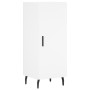 Aparador alto madera contrachapada blanco 34,5x34x180 cm de , Aparadores - Ref: Foro24-3199185, Precio: 112,13 €, Descuento: %