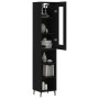 Black plywood sideboard 34.5x34x180 cm by , Sideboards - Ref: Foro24-3199378, Price: 100,59 €, Discount: %