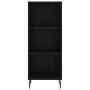 Black plywood sideboard 34.5x34x180 cm by , Sideboards - Ref: Foro24-3199378, Price: 100,59 €, Discount: %