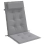 Cojines de silla con respaldo alto 6 uds tela Oxford gris de , Cojines para sillas y sofás - Ref: Foro24-361879, Precio: 101,...