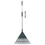 Dark green PP leaf rake 155.5 cm by , Rakes - Ref: Foro24-364825, Price: 32,65 €, Discount: %