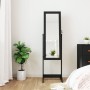 Floor mirror with jewelry cabinet and black LED lights by , Mirrors - Ref: Foro24-353260, Price: 126,88 €, Discount: %