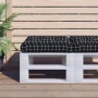 Kissen für Paletten, kariertes schwarzes Gewebe, 50x50x12 cm. von , Kissen für Stühle und Sofas - Ref: Foro24-360441, Preis: ...