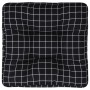 Kissen für Paletten, kariertes schwarzes Gewebe, 50x50x12 cm. von , Kissen für Stühle und Sofas - Ref: Foro24-360441, Preis: ...