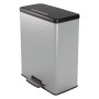 Curver Doppelpedal-Abfalleimer Deco Silber 26L+26L von , Recyclingbehälter - Ref: Foro24-442067, Preis: 88,79 €, Rabatt: %