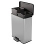 Curver Doppelpedal-Abfalleimer Deco Silber 26L+26L von , Recyclingbehälter - Ref: Foro24-442067, Preis: 88,79 €, Rabatt: %