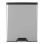 Curver Doppelpedal-Abfalleimer Deco Silber 26L+26L von , Recyclingbehälter - Ref: Foro24-442067, Preis: 88,79 €, Rabatt: %