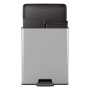 Curver Silver Deco Double Pedal Bin 26L+26L by , Recycling containers - Ref: Foro24-442067, Price: 88,79 €, Discount: %