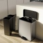Curver Silver Deco Double Pedal Bin 26L+26L by , Recycling containers - Ref: Foro24-442067, Price: 88,79 €, Discount: %