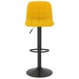 Küchenhocker, 2 Stück, gelber Samt von , Küchenhocker - Ref: Foro24-333998, Preis: 128,21 €, Rabatt: %