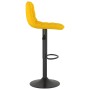 Küchenhocker, 2 Stück, gelber Samt von , Küchenhocker - Ref: Foro24-333998, Preis: 128,21 €, Rabatt: %