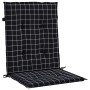 Kissen für Stühle mit niedriger Rückenlehne, 2 Stück, schwarz kariertem Stoff. von , Kissen für Stühle und Sofas - Ref: Foro2...