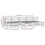 7-teiliges Gartensitzgruppen-Set aus massivem grauem Kiefernholz. von , Gartensets - Ref: Foro24-3186398, Preis: 453,81 €, Ra...