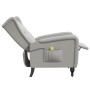 Sillón de masaje reclinable de tela gris claro de , Sillones de masaje eléctricos - Ref: Foro24-329352, Precio: 242,74 €