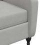 Sillón de masaje reclinable de tela gris claro de , Sillones de masaje eléctricos - Ref: Foro24-329352, Precio: 242,74 €