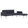 L-shaped dark gray polyester sofa bed by , Sofas - Ref: Foro24-282230, Price: 444,30 €, Discount: %