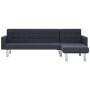 L-shaped dark gray polyester sofa bed by , Sofas - Ref: Foro24-282230, Price: 444,30 €, Discount: %