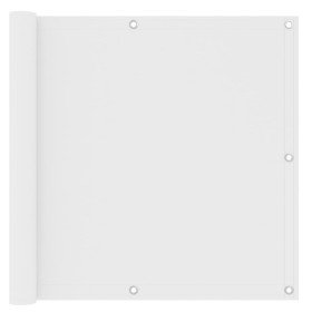 Toldo para balcón de tela oxford blanco 90x300 cm Toldo para balcón de tela oxford blanco 90x300 cm