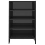 Glänzender grauer Sperrholz-Schrank 57x35x90 cm von vidaXL, Sideboards - Ref: Foro24-806138, Preis: 54,06 €, Rabatt: %