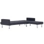 L-shaped dark gray polyester sofa bed by , Sofas - Ref: Foro24-282230, Price: 444,30 €, Discount: %