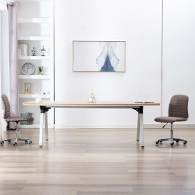 Sillas de comedor 2 unidades tela gris topo de , Sillas de comedor - Ref: Foro24-283608, Precio: 126,59 €, Descuento: %