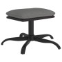 Light gray fabric and synthetic leather footrest 60x60x36 cm by , Ottomans - Ref: Foro24-341596, Price: 38,62 €, Discount: %