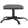 Light gray fabric and synthetic leather footrest 60x60x36 cm by , Ottomans - Ref: Foro24-341596, Price: 38,62 €, Discount: %
