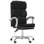 Silla de oficina reclinable cuero sintético negro de , Sillas de oficina - Ref: Foro24-349629, Precio: 117,45 €, Descuento: %