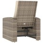 Gartenliege und Kissen aus hellem braunem Kunststoff-Rattan. von , Gartenstühle - Ref: Foro24-364103, Preis: 277,03 €, Rabatt: %