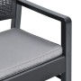 3-piece garden furniture set with gray plastic cushions by vidaXL, Garden sets - Ref: Foro24-315855, Price: 184,38 €, Discoun...