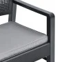 3-piece garden furniture set with gray plastic cushions by vidaXL, Garden sets - Ref: Foro24-315855, Price: 181,71 €, Discoun...