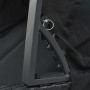 Tumbona para 2 personas con toldo ratán sintético negro de , Camas para exteriores - Ref: Foro24-47443, Precio: 598,67 €, Des...