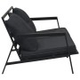 Zweiplätziges Gartensofa mit dunkelgrauen Aluminiumkissen. von , Outdoor-Sofas - Ref: Foro24-47815, Preis: 397,82 €, Rabatt: %